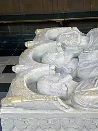 Tombstone of three Saints