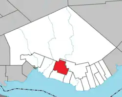 Location within Bonaventure RCM.