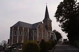 The church in Saint-Aubin-Routot