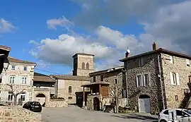 The main square in the old village