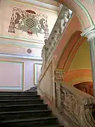 Staircase of the former palace of the Bishops