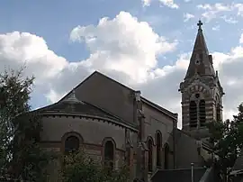 The church in Saint-Jean-de-la-Ruelle