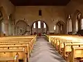 The nave, with pulpit and altar