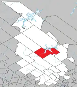 Location within Matawinie RCM.