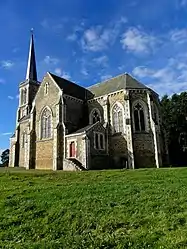 The church of Our Lady of the Assumption of Mégaudais, in Saint-Pierre-des-Landes