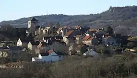 A general view of Saint-Romain