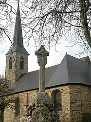 Church and calvary of Saint-Séglin