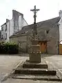 The calvary that stands in the church square