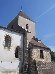 The church in Saint-Eugène