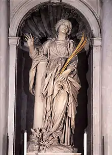 Saint Bibiana by Gian Lorenzo Bernini, Santa Bibiana, Rome