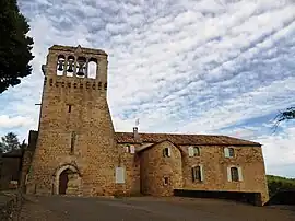 The church in Faugères