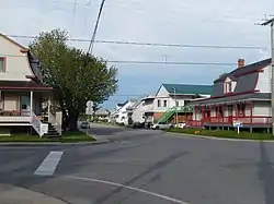 Junction with Quebec Route 226 in Sainte-Marie-de-Blandford.