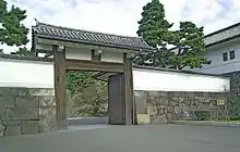 Edo Castle's Sakurada Gate (Sakurada-mon): The assassination of Ii Naosuke occurred nearby.