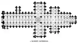 Salisbury Cathedral (begun 1220)