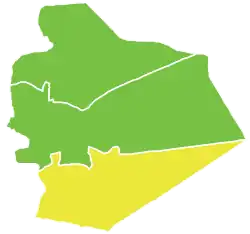 Map of Salkhad District within as-Suwayda Governorate