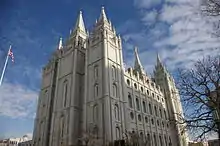 Image 43The LDS Salt Lake Temple, the primary attraction in the city's Temple Square (from Utah)