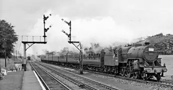 View westward, towards Kirkham in 1959