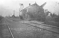 Historic image of the former Samaria Station prior to 1920