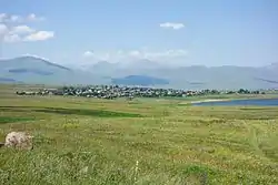 View of the Landscape of Sameba Village, Kvemo Kartli, Georgia