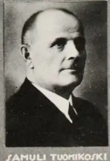 Portrait of Samuli Tuomikoski