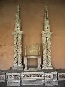 Throne of the pope, Basilica di San Giovanni in Laterano, Rome