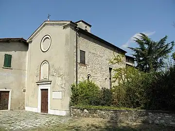 The medieval St. James church in the southern countryside