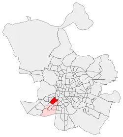 Location of San Isidro