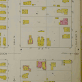 By 1913, several new homes had been built where the Saint Mary Church had stood (originally 807 N Chestnut St., but in 1906 was subdivided into 809 N Chestnut St., 805 N Chestnut St., 801 N Chestnut St., 508 W Madison St. and 512 W Madison St.). However, the original parsonage building still stands at 811 Chestnut St. The 807 N Chestnut St. address was retired after the demolition of the church.