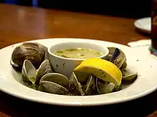 Steamed clams