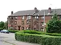 Sandstone tenements, Don Street, Riddrie in 2011 after refurbishment