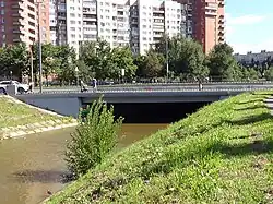 Rossiysky Bridge over the Okkervil River in Nevsky District