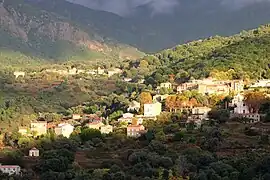 A general view of the village of Sant'Andréa d'Orcino