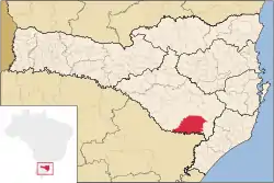 Location of São Joaquim