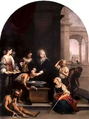 Saint Elizabeth of Hungary Curing the Sick (1672)