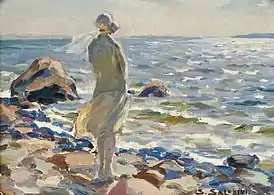 Woman at the Beach, 1929