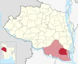 Location of Santhia