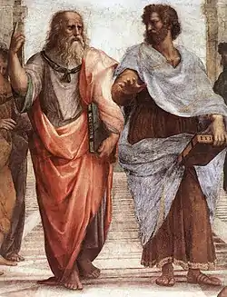 Image 32Plato and Aristotle. The School of Athens (1509). (from Science in the ancient world)