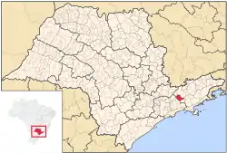 Location in São Paulo state