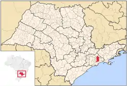 Location in São Paulo  state