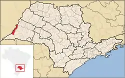 Location in São Paulo  state