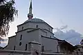 A view of the main building, dome and minaret from Konak street (after 2020 renovations)