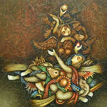 Sarba Sukham, 2011 Size (4x4) feet