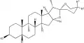 Triterpenes, a constituent of sarsaparilla