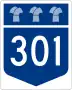 Highway 301 marker