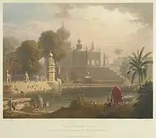 "View of Sassoor in the Decan" 1813.