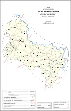 Map showing Purai (#384) in Sataon CD block