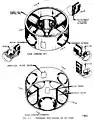 Exploded view of version 1 of the instrument unit