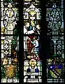 Stained glass, Church Notre-Dame-de-la-Nativité, Saverne, Alsace, Bas-Rhin, France, 1925