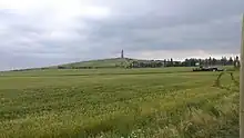 Ukrainian soldiers near the memorial before the Battle of Shakhtarsk Raion in June 2014