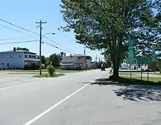 Junction of Routes 210 and 253 in Sawyerville.